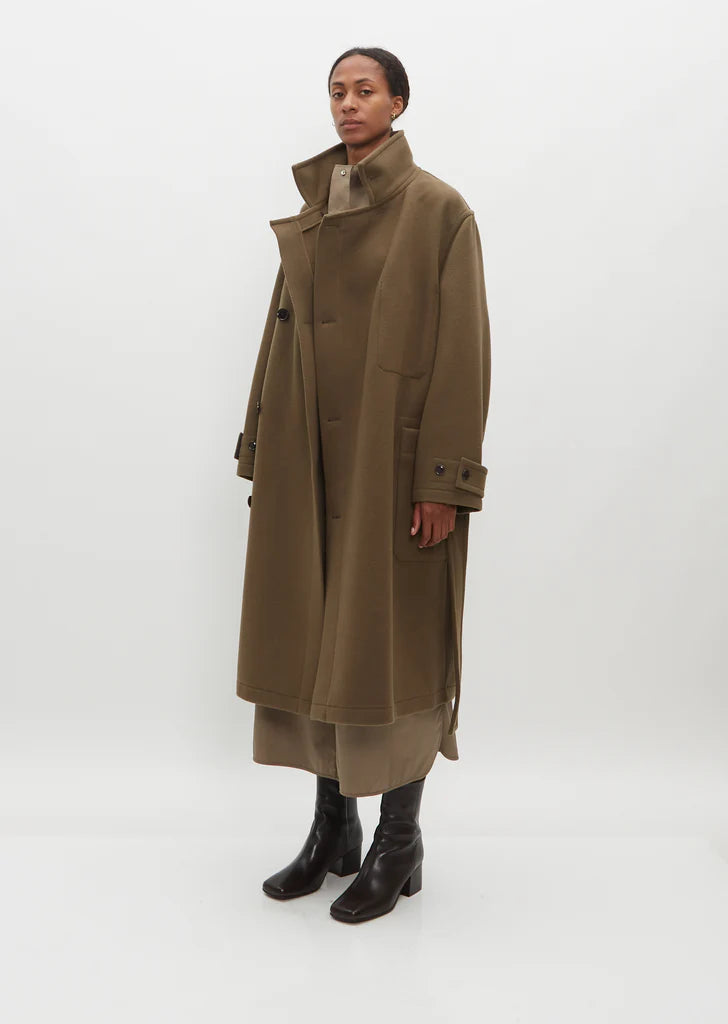 Lemaire Cashmere Double-sided Wool Coat