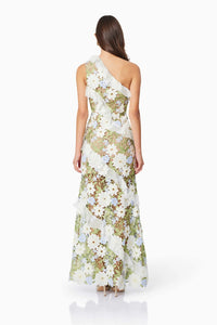 Elevate your ensemble with the Flora Lace Dress by Elliatt, perfect for galas, weddings, and soirées. Make a lasting impression in this One Shoulder Lace Maxi Dress crafted for the modern woman who values both style and sophistication. Command attention with confidence in this luxurious garment.