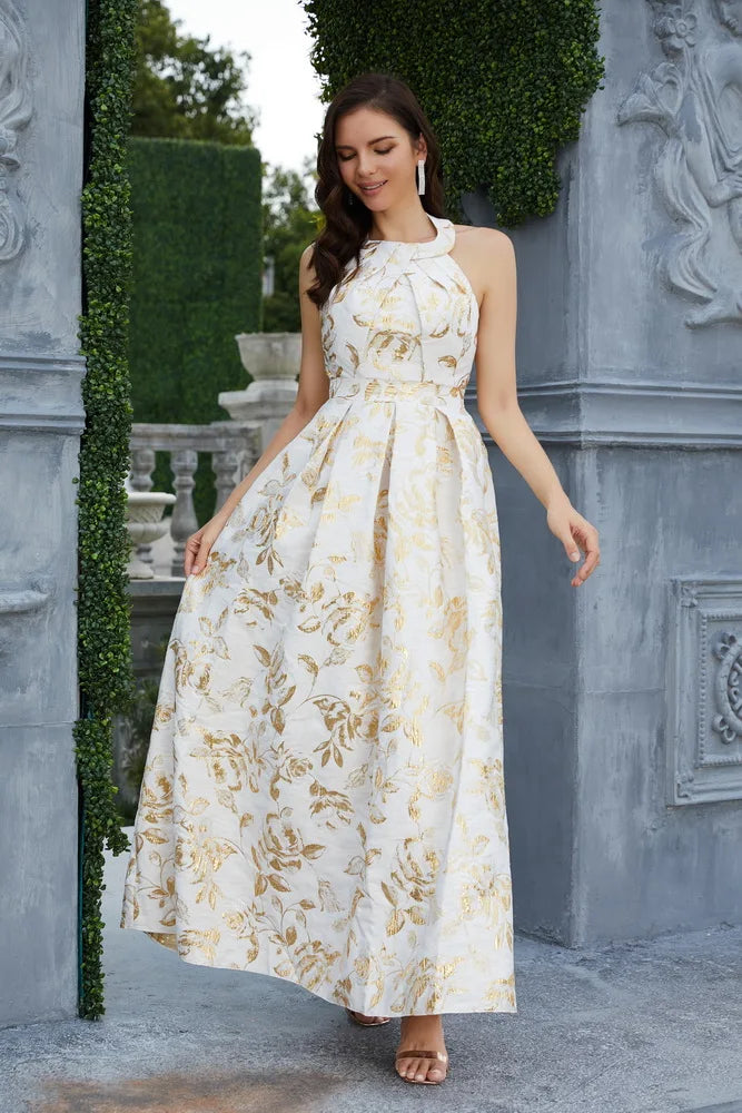 Elevate your style with the Eliza Ballgown Dress. This elegant gown boasts a long train fit for a princess, making you feel like royalty. Perfect for formal events, this dress is sure to turn heads and make a statement.