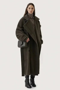 Lemaire Cashmere Double-sided Wool Coat