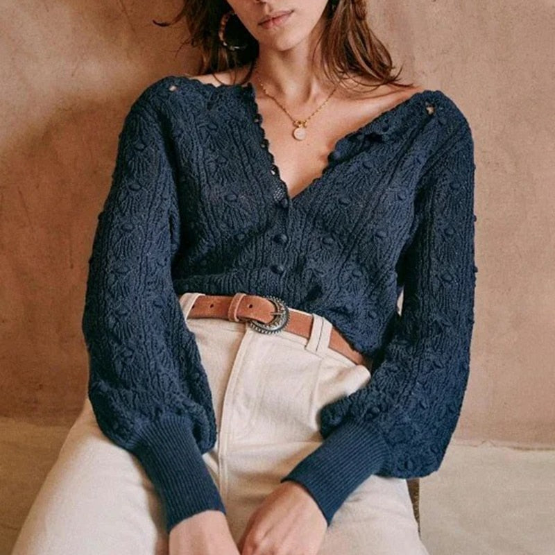 Pull en crochet Elise