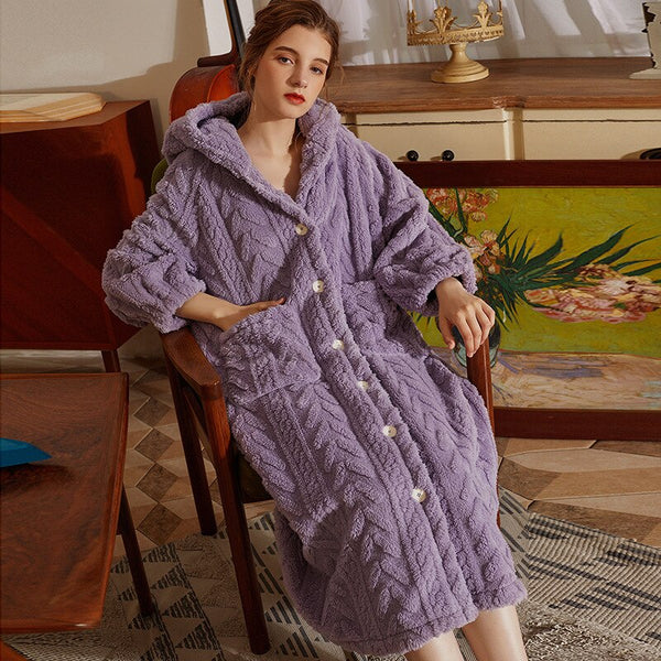 Robe de Nuit en Velours Masha Mademoiselle