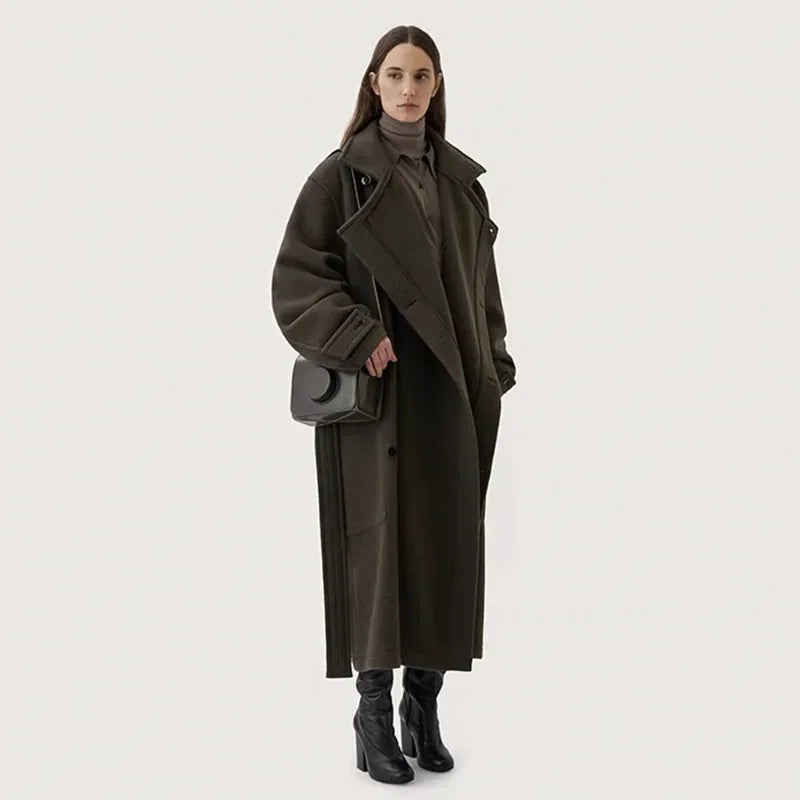 Lemaire Cashmere Double-sided Wool Coat